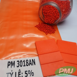 Hạt nhựa màu cam PM 3018AN Hat nhua mau cam PM 3018AN
