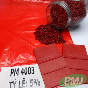 Hạt nhựa màu đỏ PM 4003 Hat nhua mau do PM 4003 2