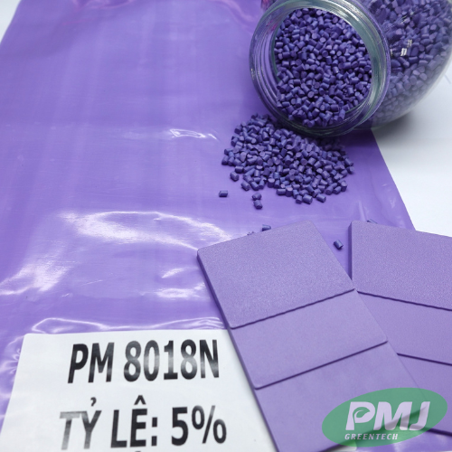 Hạt nhựa màu tím PM 8018N Hat nhua mau tim PM 8018N