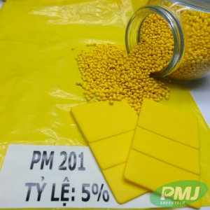 Hat nhua mau vang PM 201 4