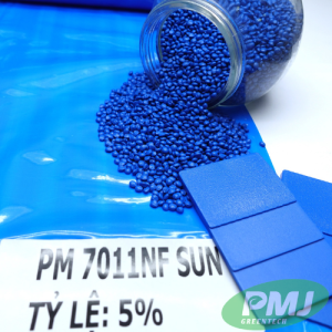 Hat nhua mau xanh duong 7011NF SUN 3