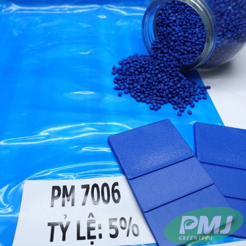 Hạt nhựa màu xanh dương PM 7006 (3) Hat nhua mau xanh duong PM 7006 3