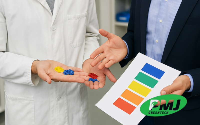 cách kiểm tra chất lượng hạt nhựa màu 